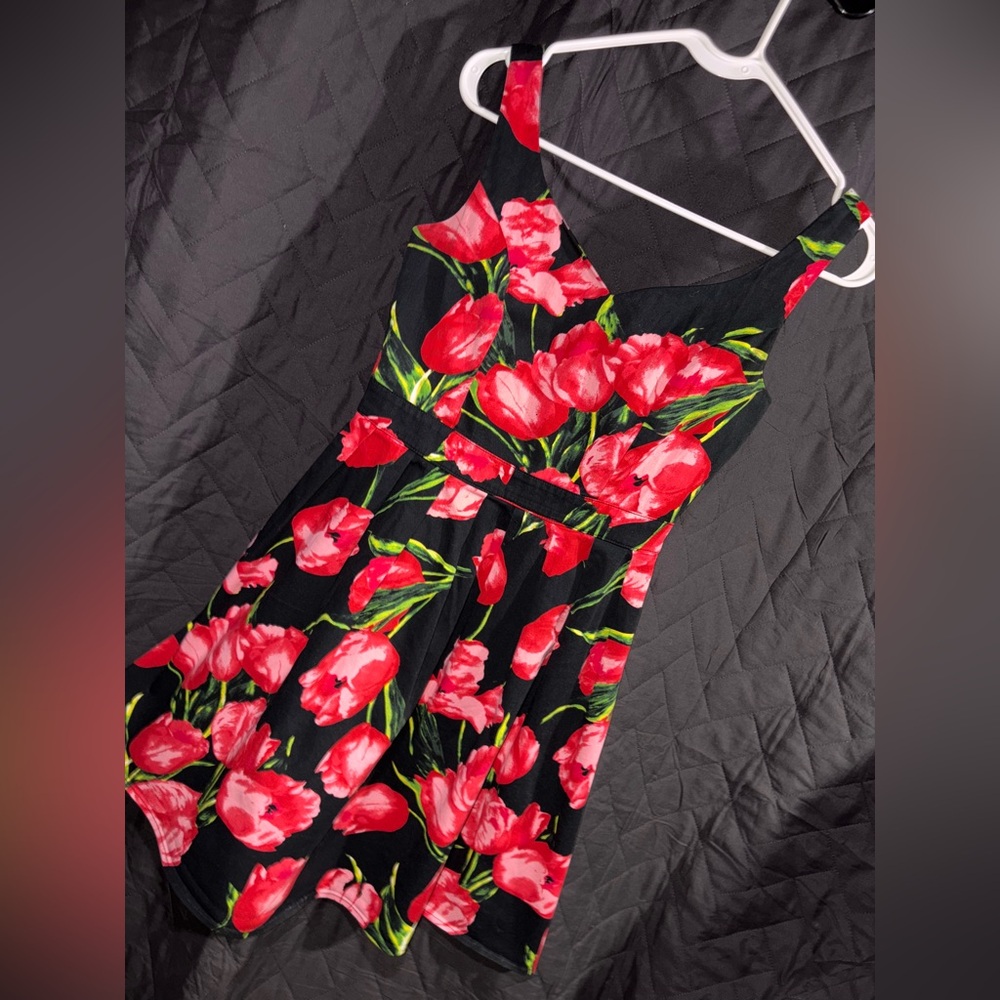 Tulip Floral Sleeveless Dress